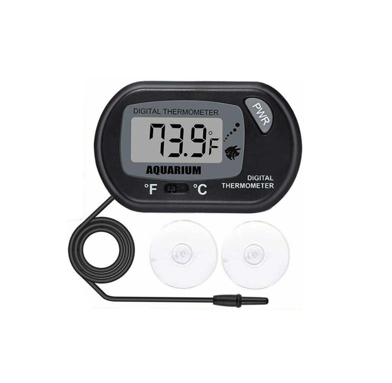 Thermomètre numérique LCD, hygromètre, jauge de température et d'humidité, avec sonde, pour véhicule, Reptile, Terrarium, aquarium, réfrigérateur