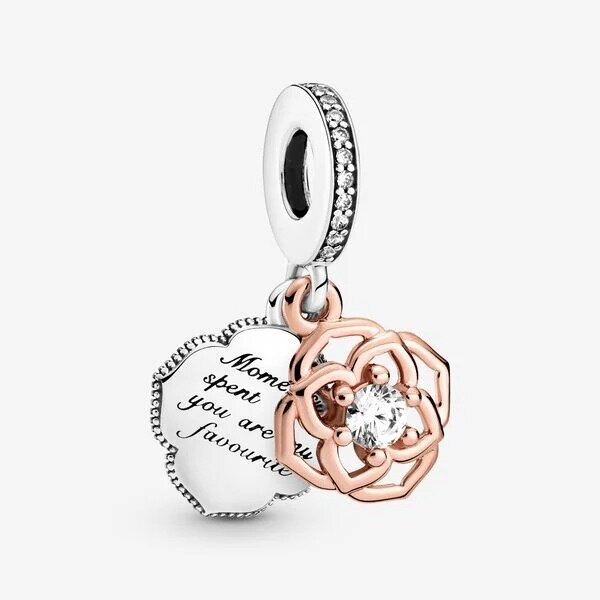 Perhiasan untuk Wanita 925 Perak Sterling Cinta Manik-manik Gelang Tangan untuk Vrouwen DIY Jimat Cocok Gelang Gelang Asli Manik-manik Argent