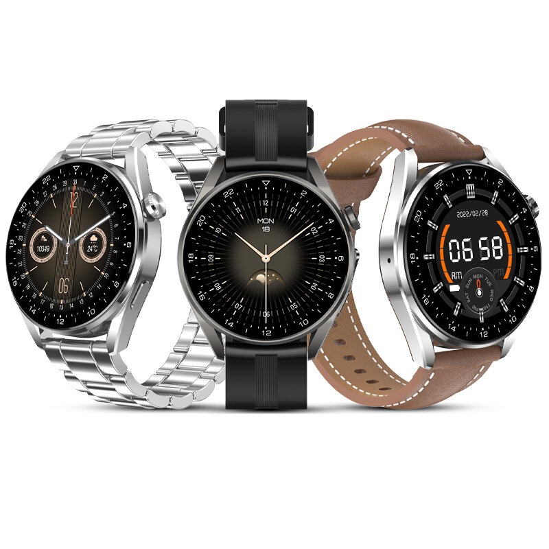2022 WS3 Pro Mannen Vrouwen Business Smart Horloge Voor Android Ios Sport Fitness Stappenteller Call Music Waterdicht Smart Horloge klok