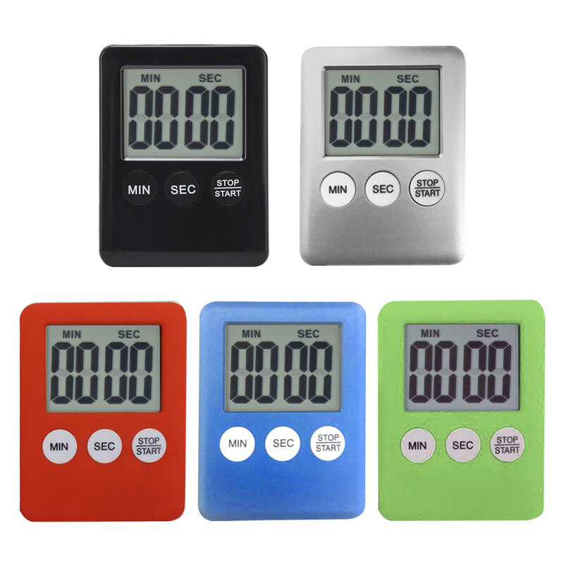 Professionelle Handheld LCD Chronograph Mini Digital LCD Küche Timer Countdown Wecker Alarm Magnetische Kochen Timer