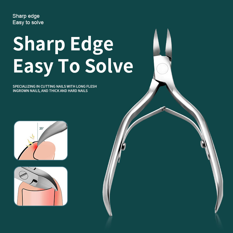 Tagliaunghie Set Manicure in acciaio inossidabile tagliaunghie kit tronchesi per unghie incarniti kit di strumenti professionali per pinze per Pedicure