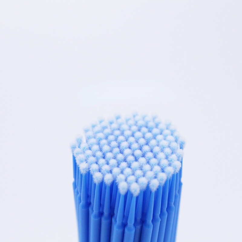 100 pz tampone di cotone usa e getta pennelli per ciglia ciglia individuali microspazzola rimozione ciglia accessori per l'estensione delle ciglia