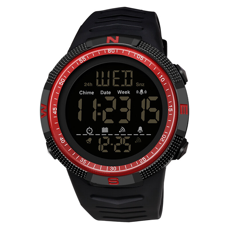 SANDA Jam Tangan Pria Jam Tangan Olahraga Militer Jam Tangan Elektronik LED Digital Jam Tangan Pria untuk Pria Jam Tangan Pria
