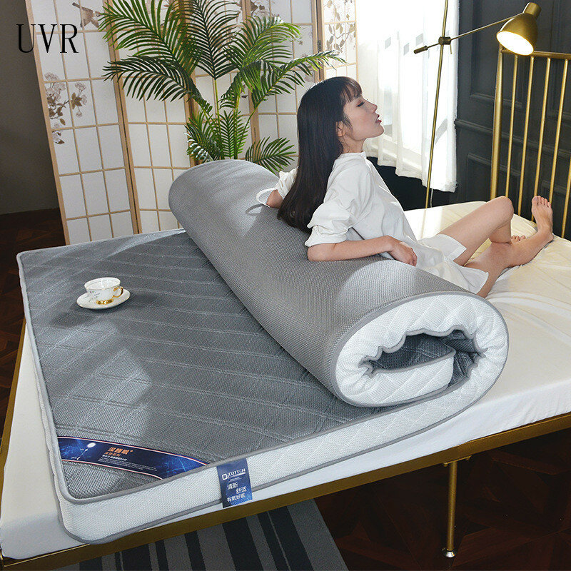 Uvr Inklapbare Memory Foam Vulling Vier Seizoenen Matras Hoogwaardige Dikker Student Slaapzaal Tatami Pad Bed Vloer Slaapmat