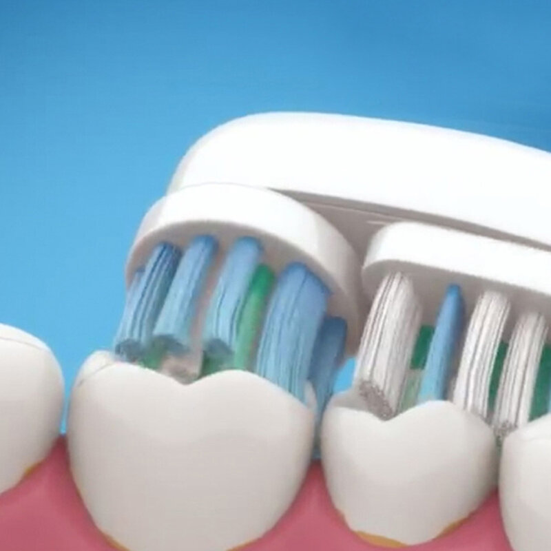 4 cabeças dobro da escova da substituição da limpeza dos pces para a rotação oral b tipo cabeças da substituição da escova de dentes elétrica/pro saúde/triumph