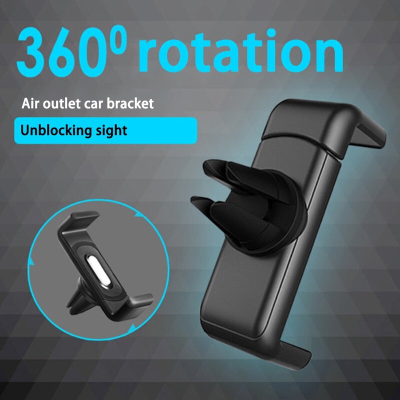 Universal Cellphone Holder Car Air Outlet Mount Clip for Mobile Phone Holder ABS Car Mount Phone Support Interior Accessories
