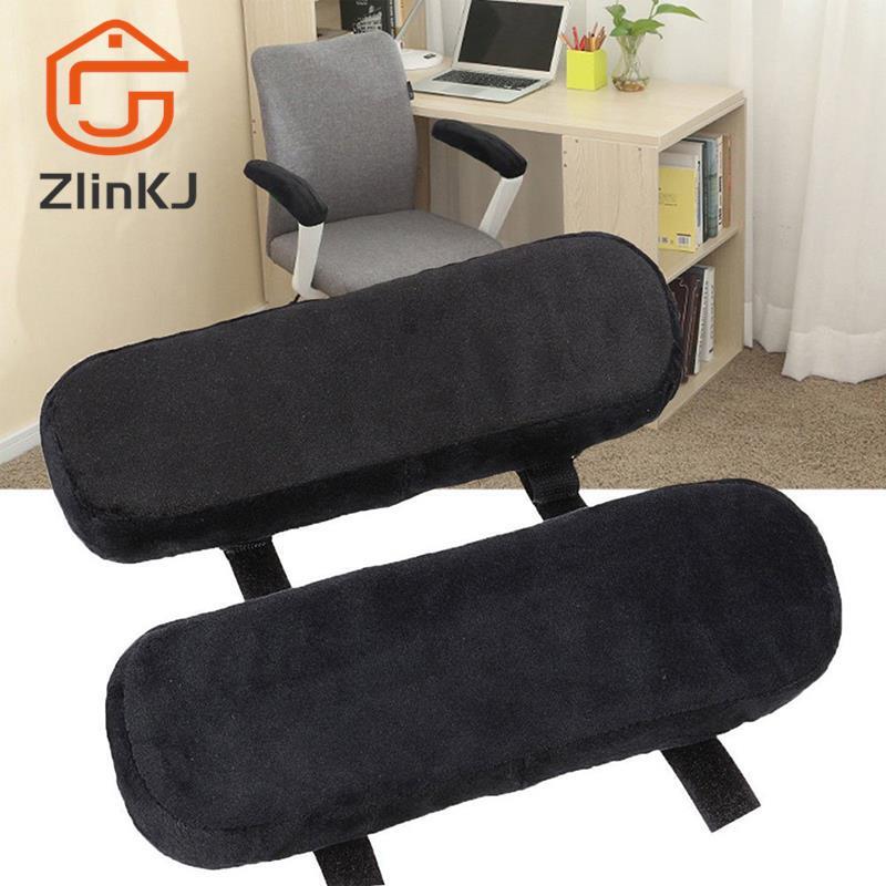 2pcs Armrest Pads Covers Foam Elbow Pillow For Forearm Pressure Relief Arm Rest Cover For Office Chairs Wheelchair Comfy Gaming