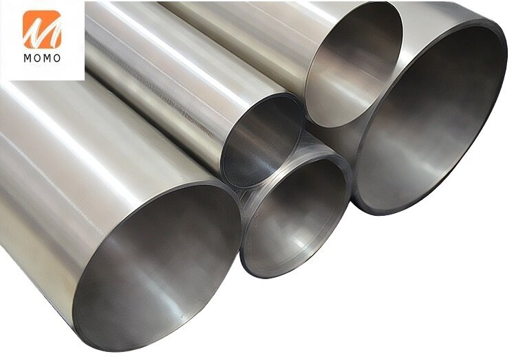 Tubo titanium da indústria tubo de escape de titânio de 3 polegadas gr5 estoque sem emenda tubo de titânio