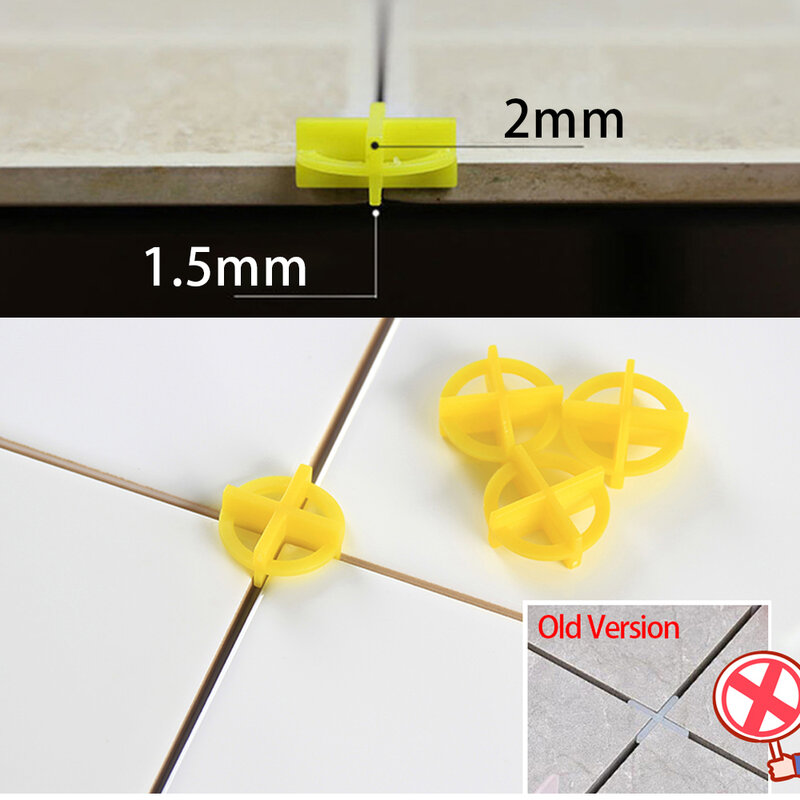 100Pcs Tile Leveling System For Floor Wall Level Wedges Alignment Spacer Reusable Leveler Locator Spacer Plier Construction Tool