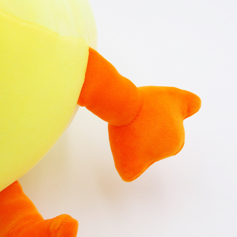 Peluche de canard dansant de 10 à 28cm, jouet coréen en peluche, portant de l'acide hyaluronique, petit canard jaune