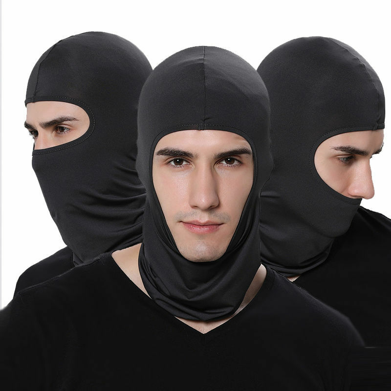 Cagoule pour hommes, masque facial complet de moto, casquette de cyclisme, chapeau Skullies, bonnets, casque de sport, Protection UV