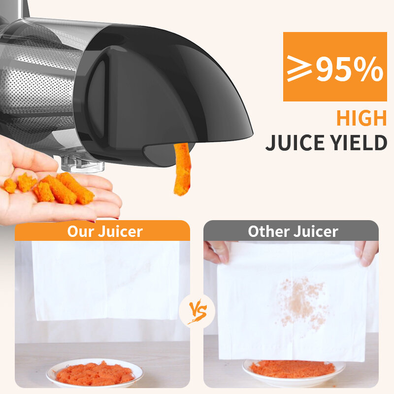 Lufvebut lento mastigando juicer liquidificador espremedor de laranja modos macios e duros frete grátis legumes e frutas extratores de suco