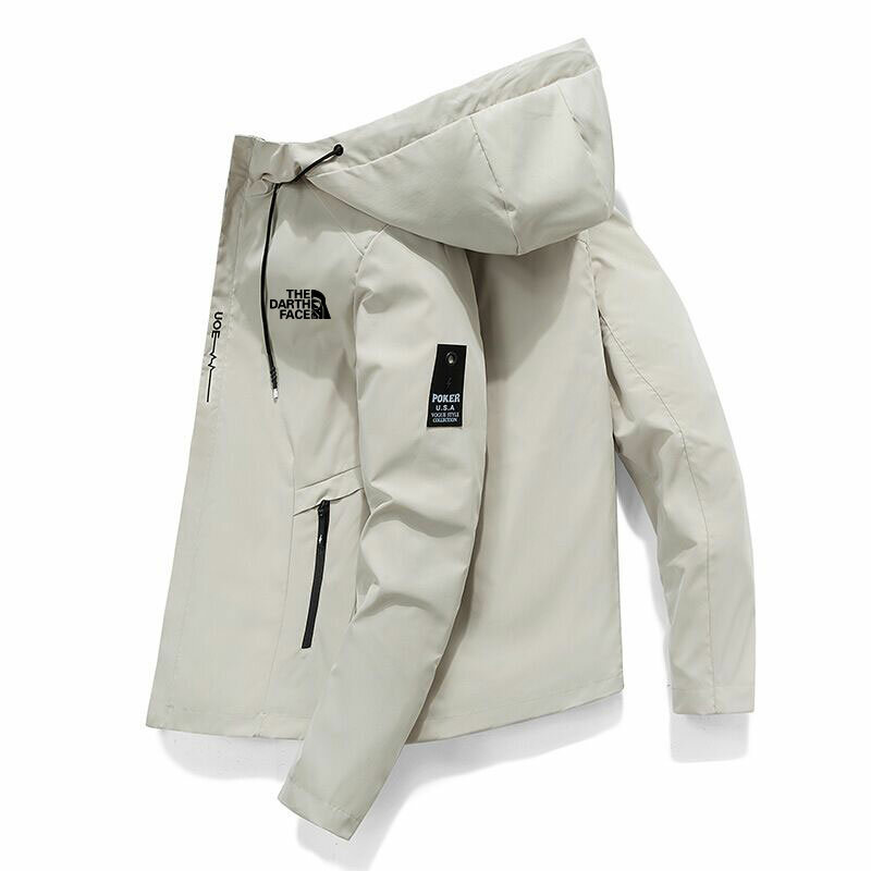 Veste à capuche zippée coupe couvertes pour hommes, coupe-vent décontracté, nouvelle marque, mode printemps et automne, 2023