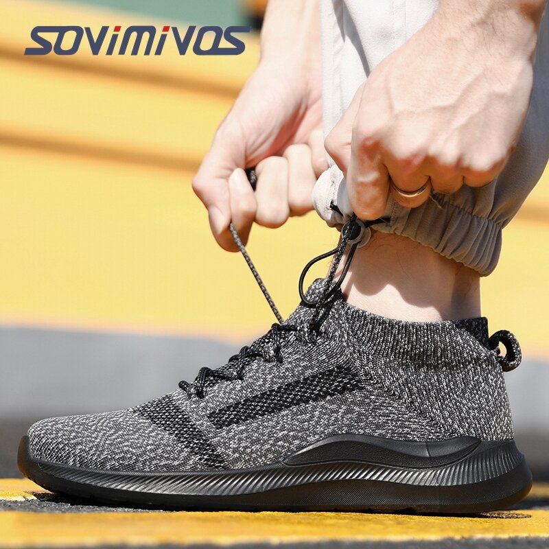 Men Women Walking Shoes Casual Running Tennis Slip On Sneakers Breathable Workout Lightweight Gym Fitness Sport Shoes