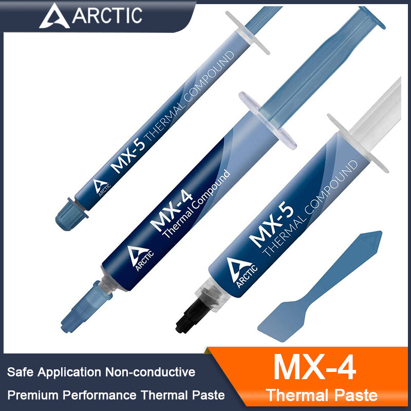 ARCTIC MX-4 Thermal Paste untuk Semua Prosesor CPU PC PS4 XBOX Performa Tinggi Konduktivitas Termal Non-konduktif