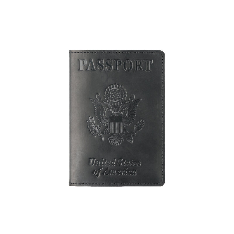 KemyWomen Nam RFID Vintage Kinh Doanh Hộ Chiếu Có Giá Đỡ Đa Năng ID Thẻ Ngân Hàng Bao Da Ví Da Phụ Kiện Du Lịch