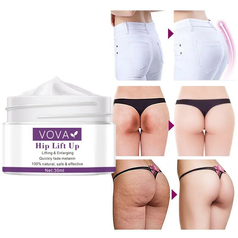 เซ็กซี่ Butt Enhancement Cream ที่มีประสิทธิภาพ Hip Lift Up Skin Care ผลิตภัณฑ์ครีมเซ็กซี่ขนาดใหญ่ Buttock Enhancer Body Cream