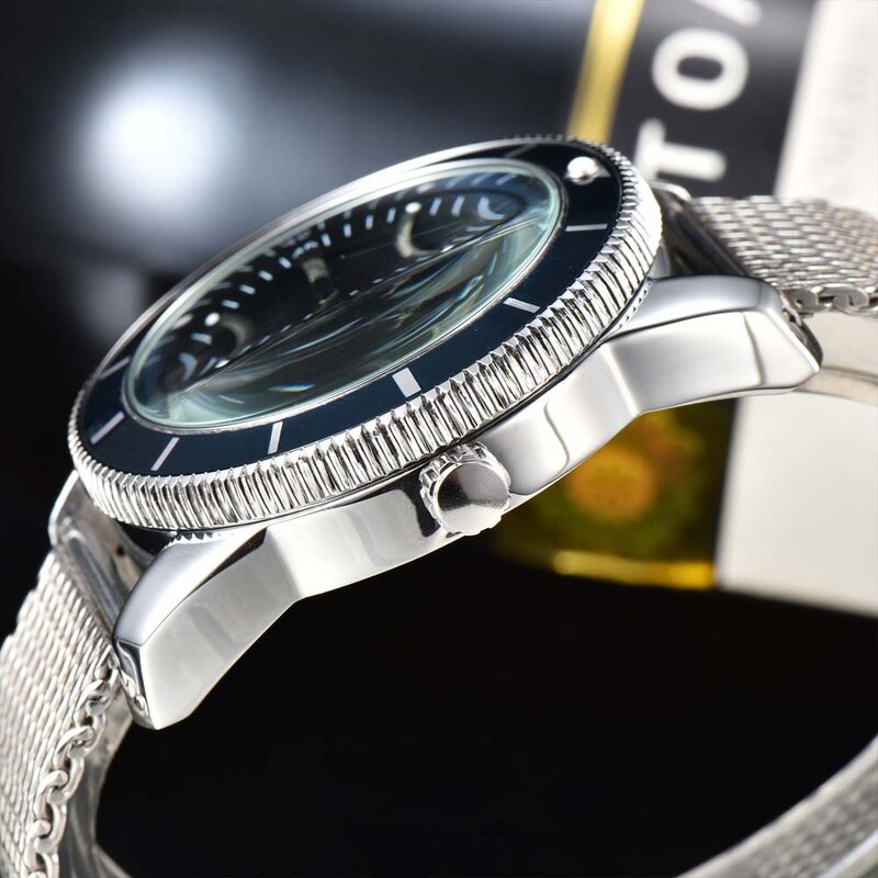 Eenvoudige Originele Merk Horloges Voor Heren Luxe Full Staal Waterdichte Quartz Horloge Business Automatische Datum Sport Aaa Klokken