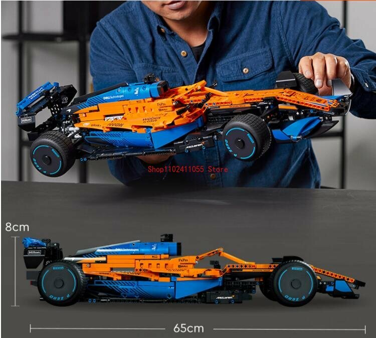 Nieuwe Technische 42141 Mclarens Formule 1 Race Auto Model Buiding Kit Block Zelfsluitende Bakstenen Moc Speelgoed Voor Kids verjaardagscadeau