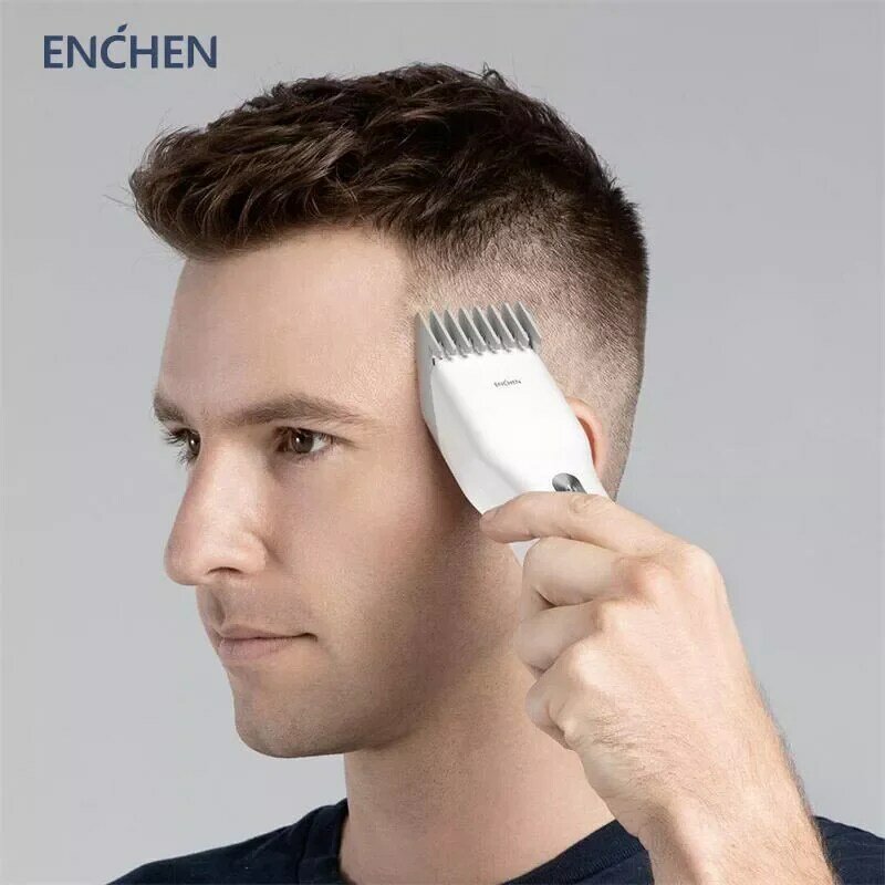 2022 الأصلي ENCHEN الشعر المتقلب للرجال الاطفال اللاسلكي USB قابلة للشحن الكهربائية مقص الشعر آلة القاطع مع قابل للتعديل Co