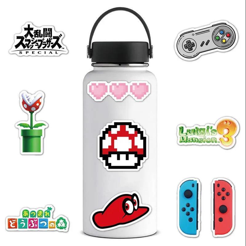 50Pcs Switch Nintendo Game NS Console Stickers INS Laptop DIY Decorative Decals Waterproof Stickers