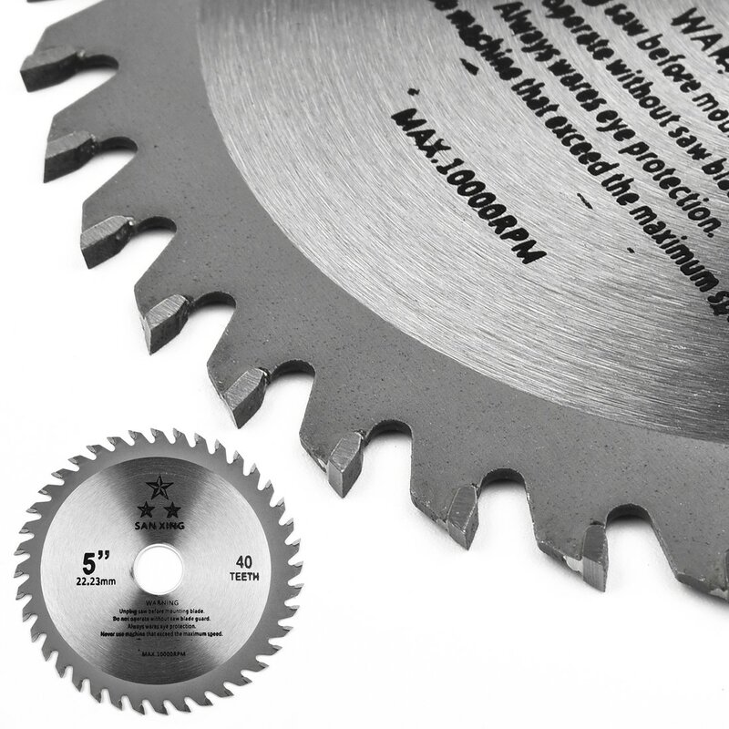 Liga de serra lâmina 40 dentes disco circular corte furo 5 \ \ "carboneto carpintaria moedor ferramenta oscilante acessórios