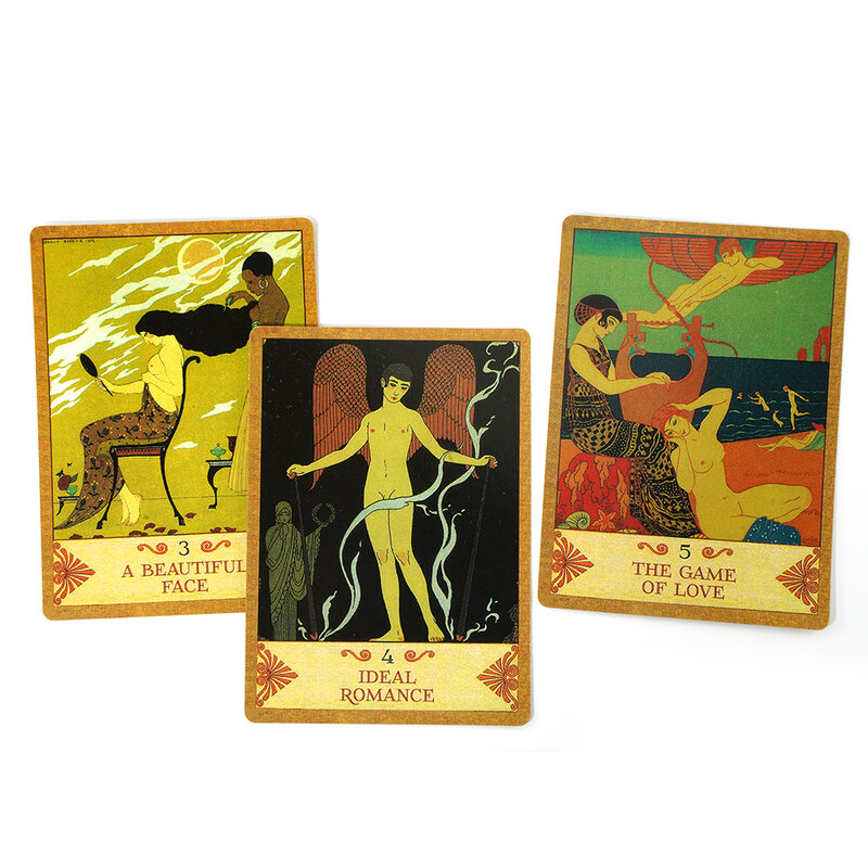 Os creativos peculiares tarô jogo de cartas adivinhação ferramenta jogo de cartas cirque du tarot arte nouveau teddy vagando lua romântico faery