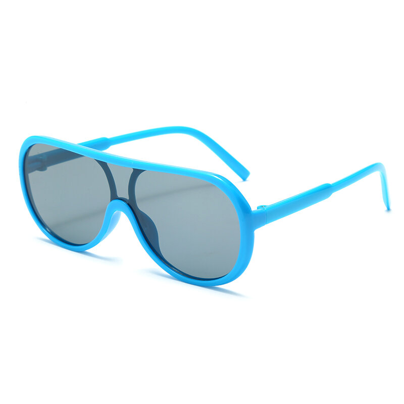 Детские солнцезащитные очки цельные солнцезащитные очки-авиаторы солнцезащитные очки в стиле панк овальные детские солнцезащитные очки м...