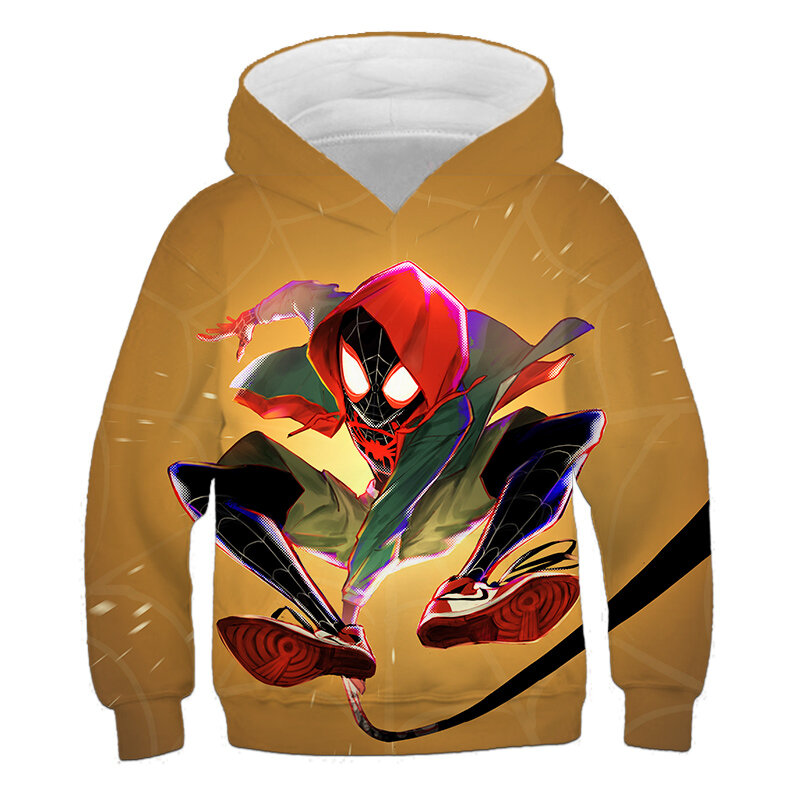 Sudadera con capucha de superhéroes de Marvel para niños y niñas, suéter de Los Vengadores, Spiderman, otoño e invierno, 2022