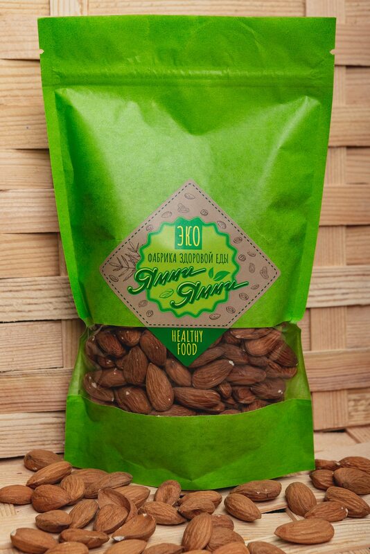 Миндаль сушеный, 270 г орехи, вкусно, полезно, без сахара, без ГМО, вкусняшки