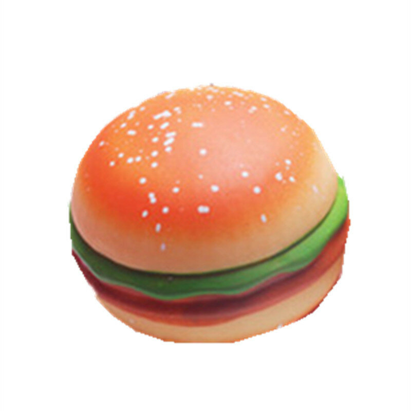 Bambini Fidget simulazione alimenti giocattoli Antistress Vent pane Kawaii lento rimbalzo hamburger morbidi regali divertenti
