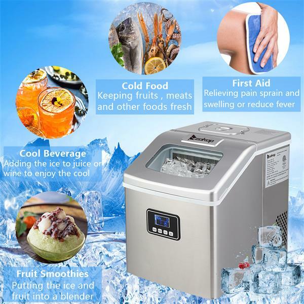 Máquina de fabricación de cubitos de hielo comercial, máquina de fabricación de cubitos de hielo para el hogar con Control Digital automático