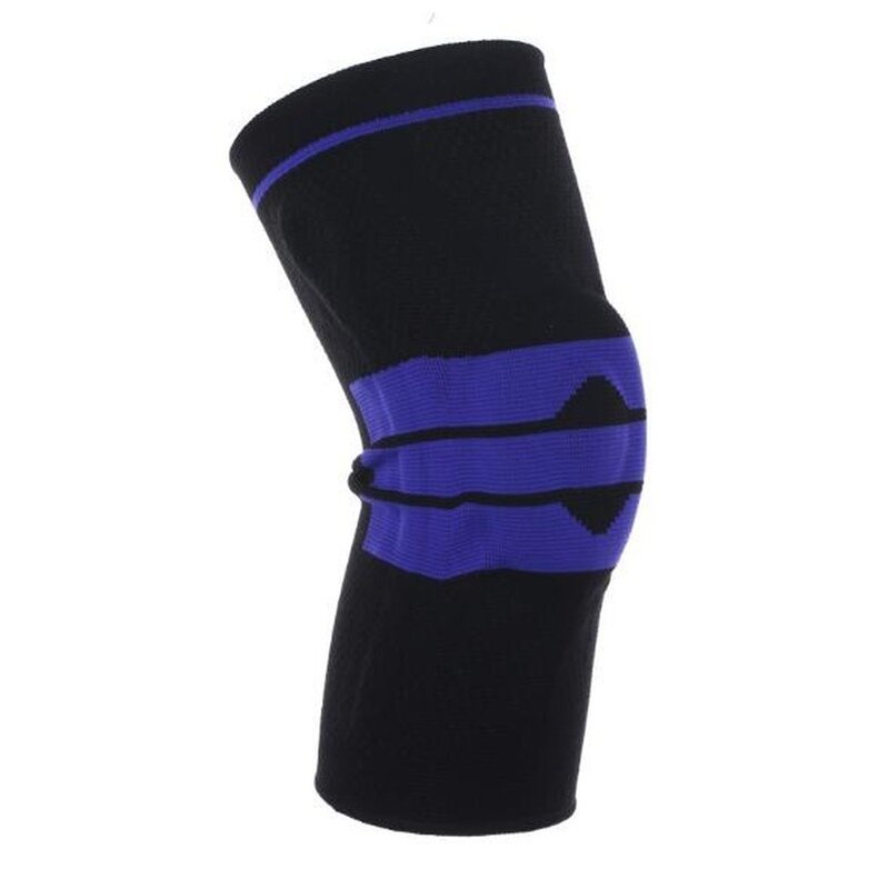 Silicone Spring Full Knee Brace Strap Patella Medial Support Strong Meniscus Compression Protection Sport Pads Running Basket