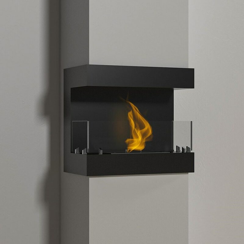Lareira decorativa bioetanol montagem na parede fogo chama aquecedor calor escritório em casa hotel restaurante estilo nórdico decoração sem fumaça