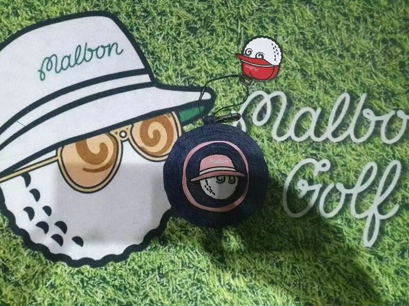 Malborn دلو الكرة قضية جولف جيرسي قبعة الملحقات والمجوهرات سلسلة المفاتيح
