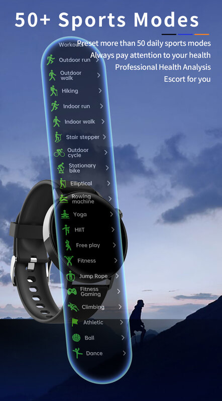 CZJW Smartwatch 스마트 워치 2022 새로운 혈당 피트니스 트래커 체온 AI 음성 건강 측정 안드로이드 IOS