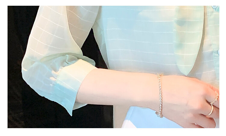 2022サマードレス襟シャツスーパー妖精デザインセンス少数民族外国スタイルシフォンシャツ女性半袖022E、531-6