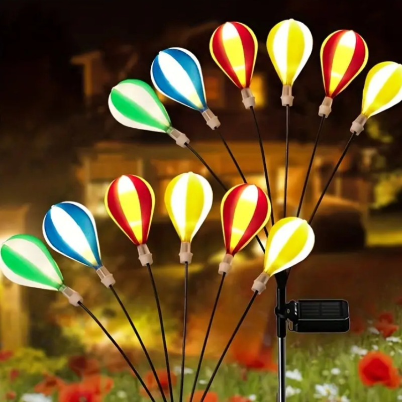 Светодиодные цветные шарики на солнечной батарее, светильник для газона, светильник IP65, водонепроницаемый, для дорожек, двора, свадьбы, праздника, сада, украшение, лампа для праздников на солнечной батарее