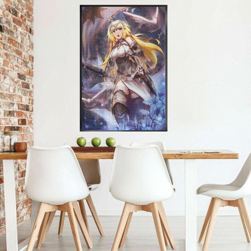 Anime quebra-cabeça destino grande pedido cartaz 1000 peça quebra-cabeça para adultos doujin joana de arco pintura comic merch hentai sexy decoração do quarto