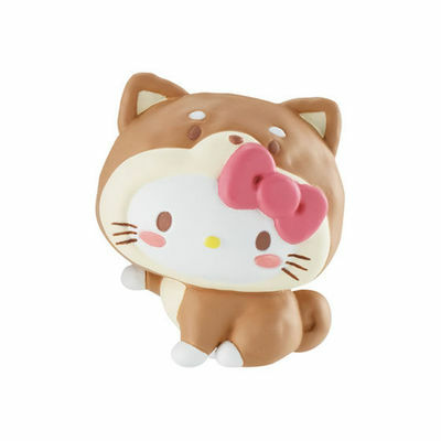 BANDAI Genuine Gashapon Capsule Toys Sanrios Dress Up Big Ear Dog Kuromis Kt Cat Cute Model Toy Table Ornament
