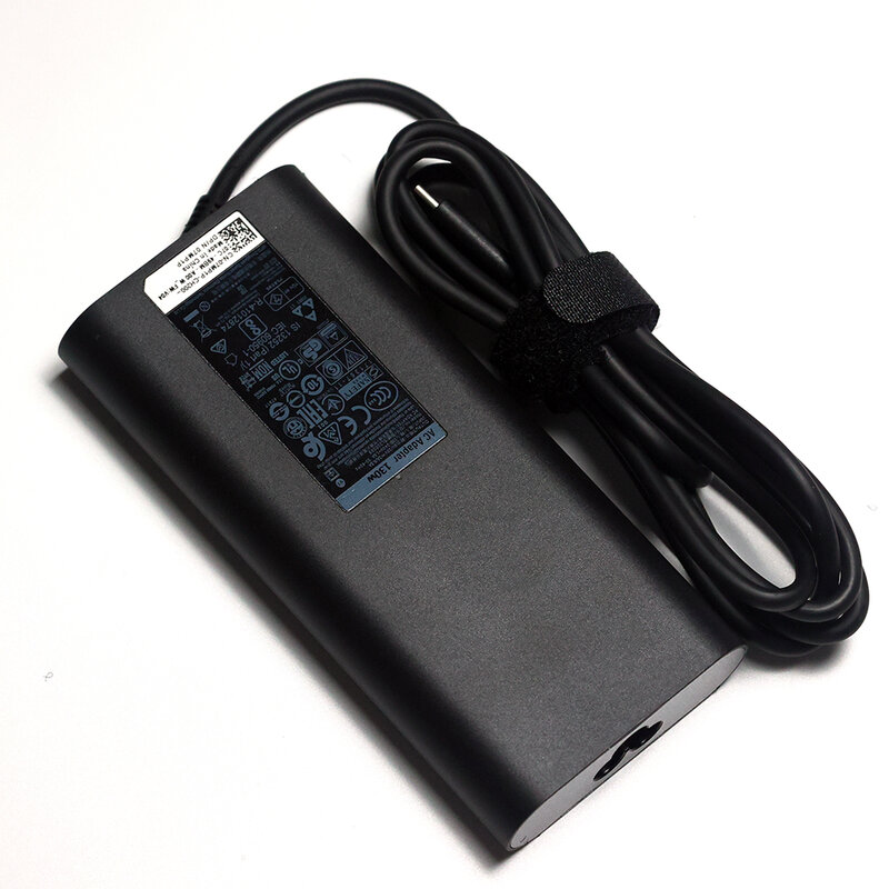 Cargador de corriente para portátil, adaptador USB tipo C de 130W, 20V, 6.5A, CA, para DELL 15, 9575, 9570, 9500, XPS 17, 9700, Precision 5550