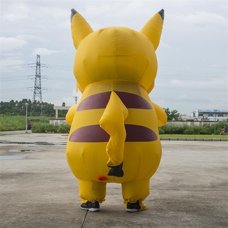 Vàng Bơm Hơi Trang Phục Linh Vật Pikachu Anime Cosplay Cho Người Lớn Trẻ Em Hoạt Hình Trang Phục Ngộ Nghĩnh Lạ Mắt Phối Trang Phục