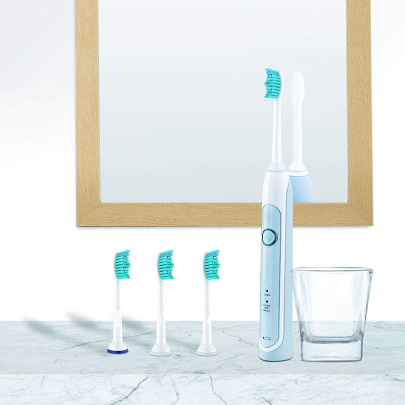 Têtes de brosse à dents électrique, 8 pièces, soies souples Dupont, buses remplaçables, têtes de brosse à dents pour Philips Sonicare