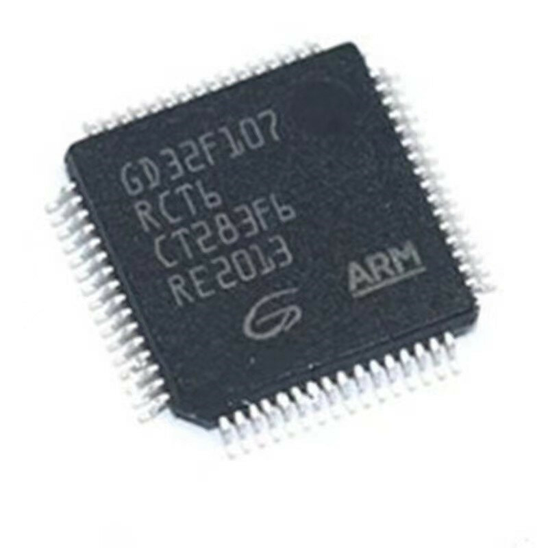 MCU 칩 마이크로 컨트롤러, GD32F107RCT6, GD32F107, QFP64, 1 개/로트, 신제품
