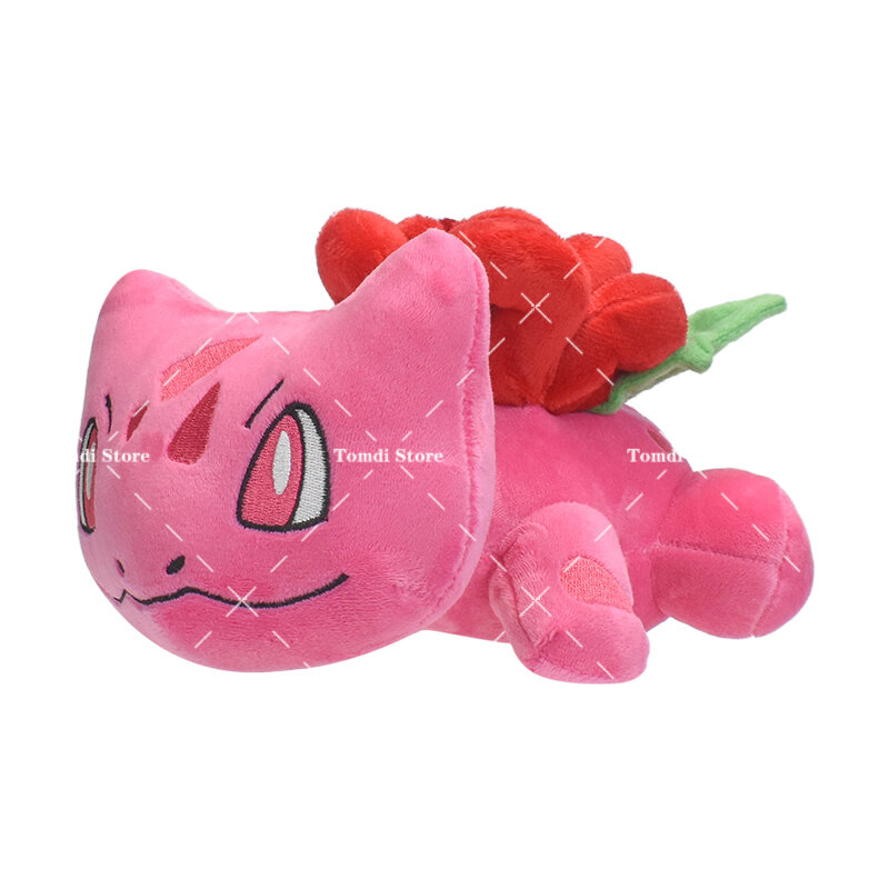 Новинка 2022, плюшевая кукла Takara Tomy 20 см с покемоном, розой, бульбазавром, аниме мультяшный цветок, необычная мягкая игрушка, детский подарок н...