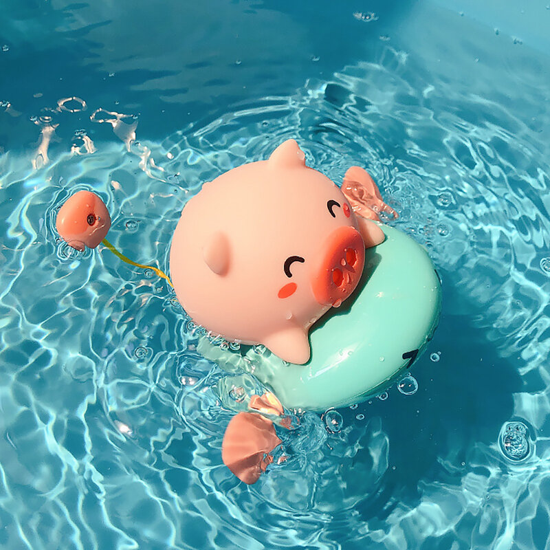 Baby Bathing Toy Lovely Cute Piggy Water Spray Sprinkler Bathroom Sprinkling Shower Swimming Water Toys Bathtub Games Kids Gift