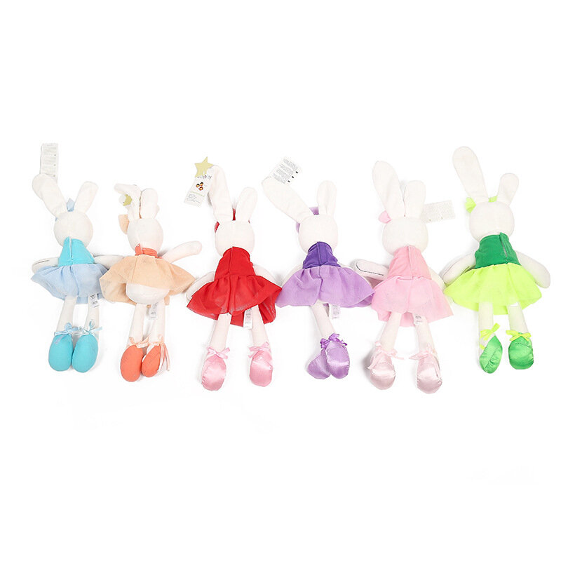Baby Soothing Toys Soft Cute Rabbit Newborn Comfort Sleeping Stuffed Plush Toy Infants Soother Doll Kids Toys Hand Puppet