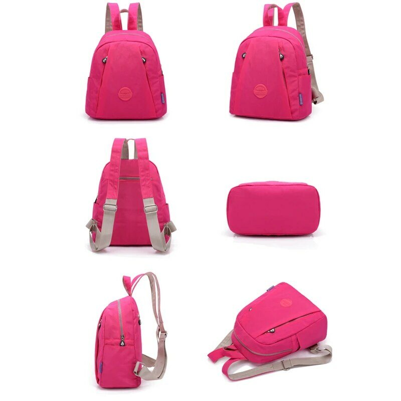 Fashion Lightweight Travel Bag Large Capacity Backpack Female Simple And Versatile Backpack Schoolbag Small