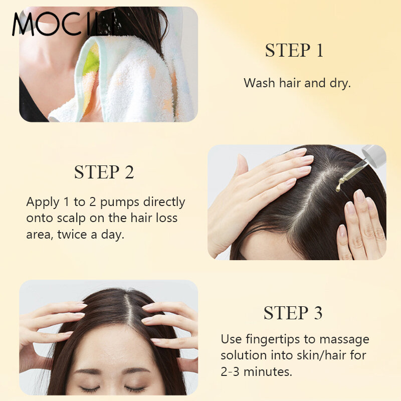 Hair Growth Oil Fast Growth Oil Treats Hair Follicles Prevents Hair Loss Prevents Thinning Dry Hair Curly Repair Nourishes 32ml