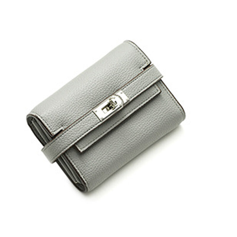 럭셔리 디자인 천연 가죽 패션 작은 지갑 여성용, 돈 가방, 걸쇠, 핸드폰 지갑